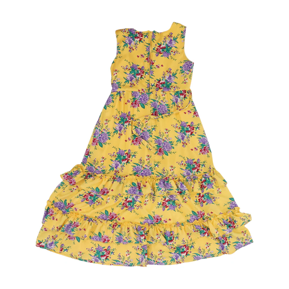 Yellow Floral Dress - Image 2