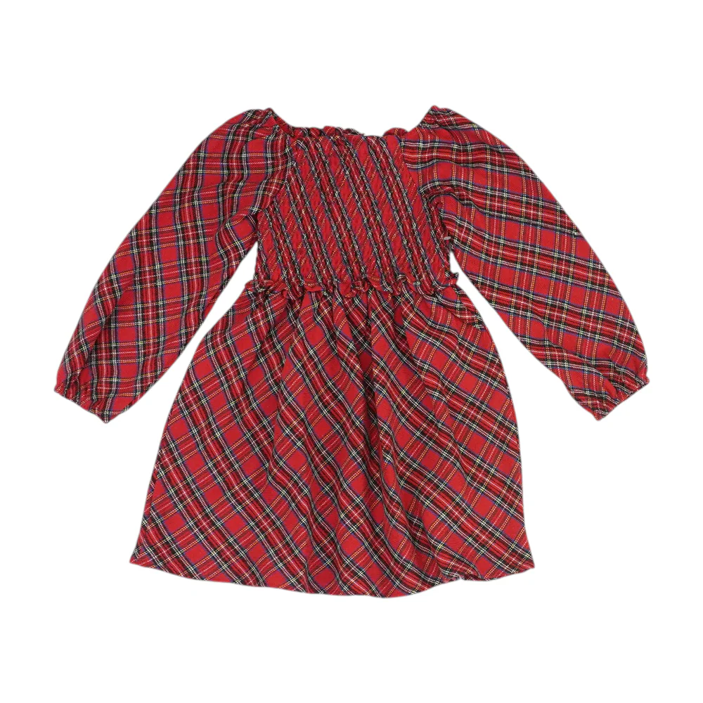 Red Plaid Dress
