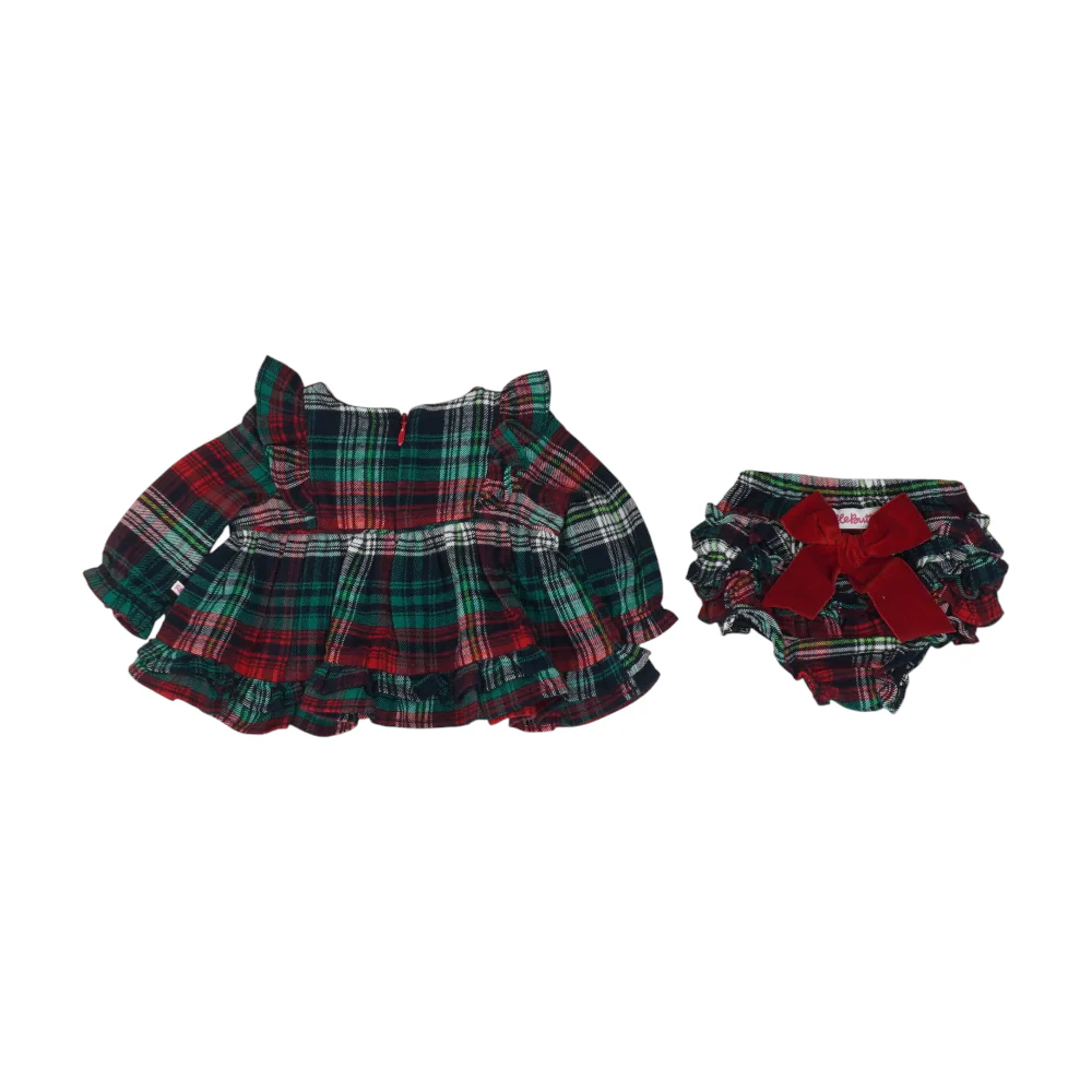 Green Plaid Dress - Image 2