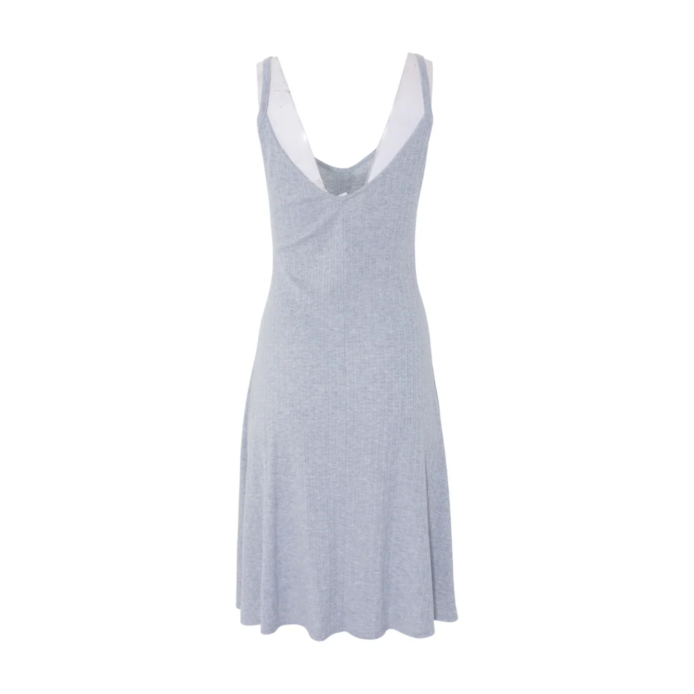 Gray Midi Dress - Image 2