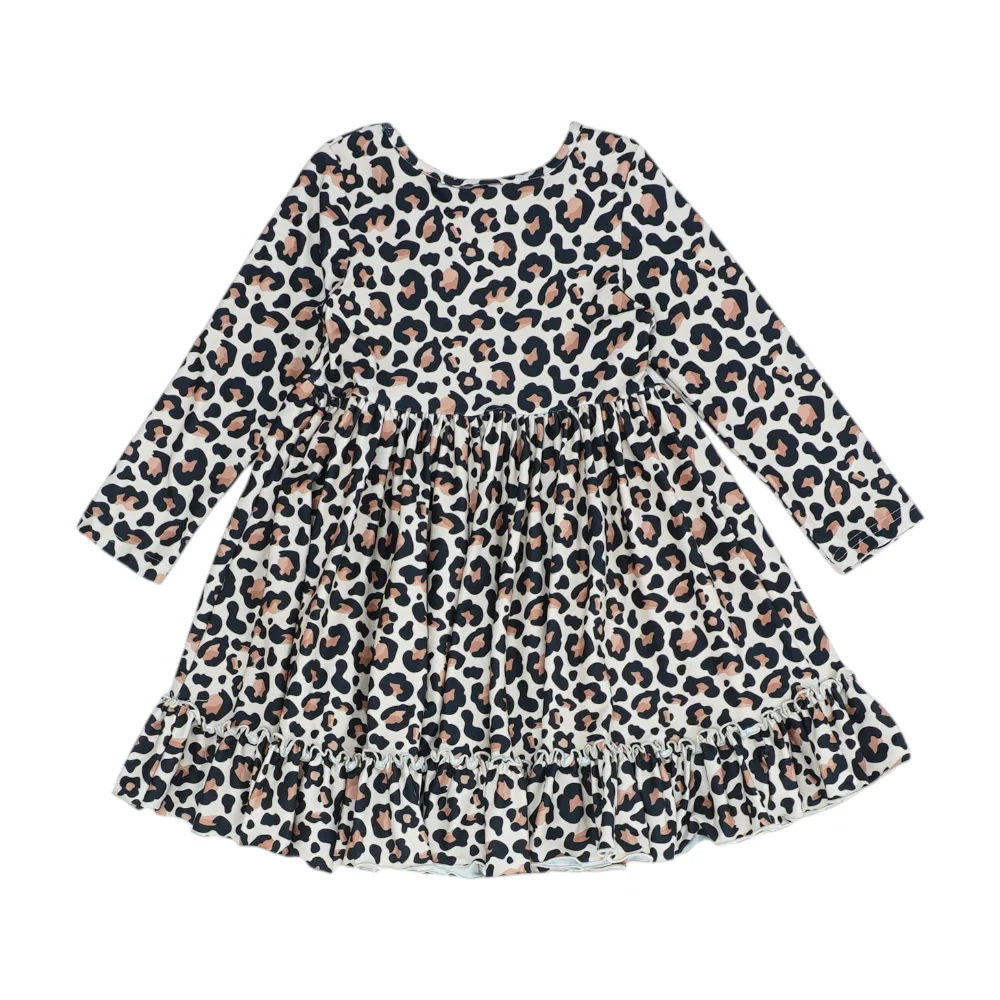 Brown Animal Print Dress - Image 2