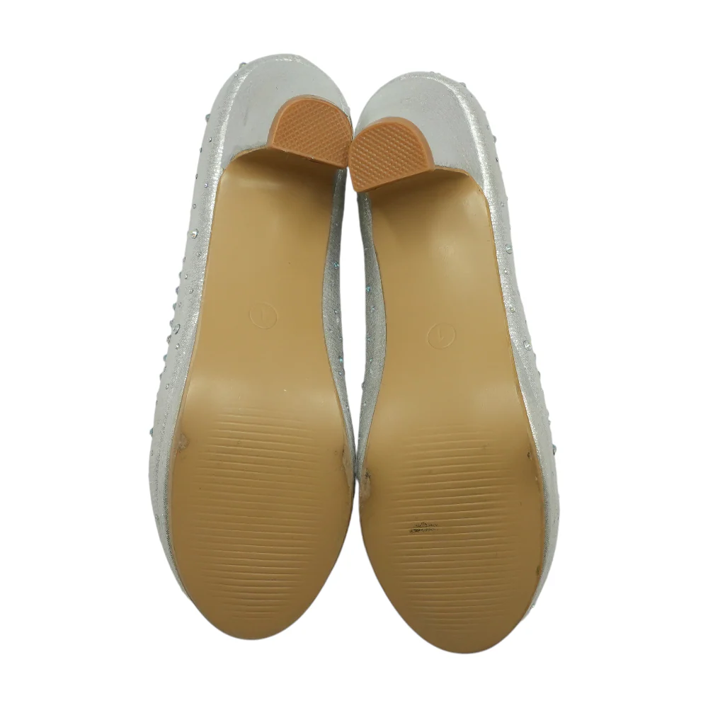 Silver Dress Shoes Shoes - Image 3