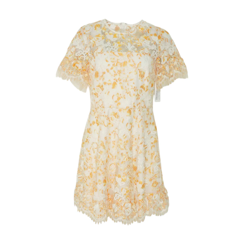 Sora Sunset Embroidered Lace Mini Dress
