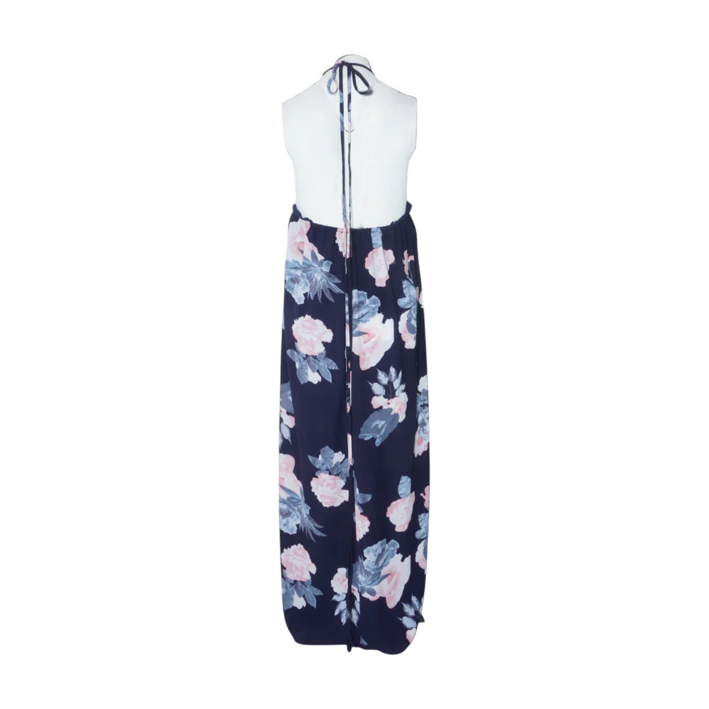 Navy Floral Maxi Dress - Image 2
