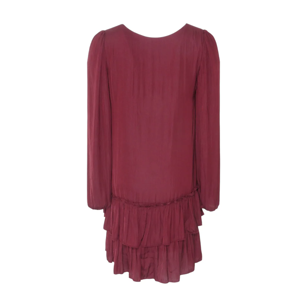 Maroon Mini Dress - Image 2