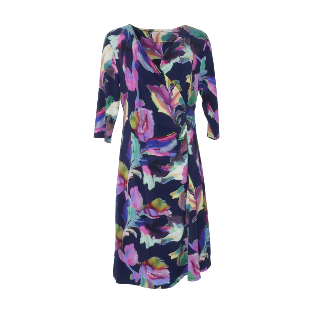 Multi Floral Midi Dress