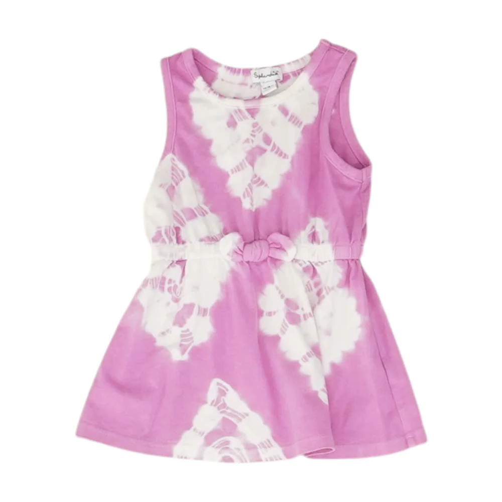 Pink Tie-Dye Dress