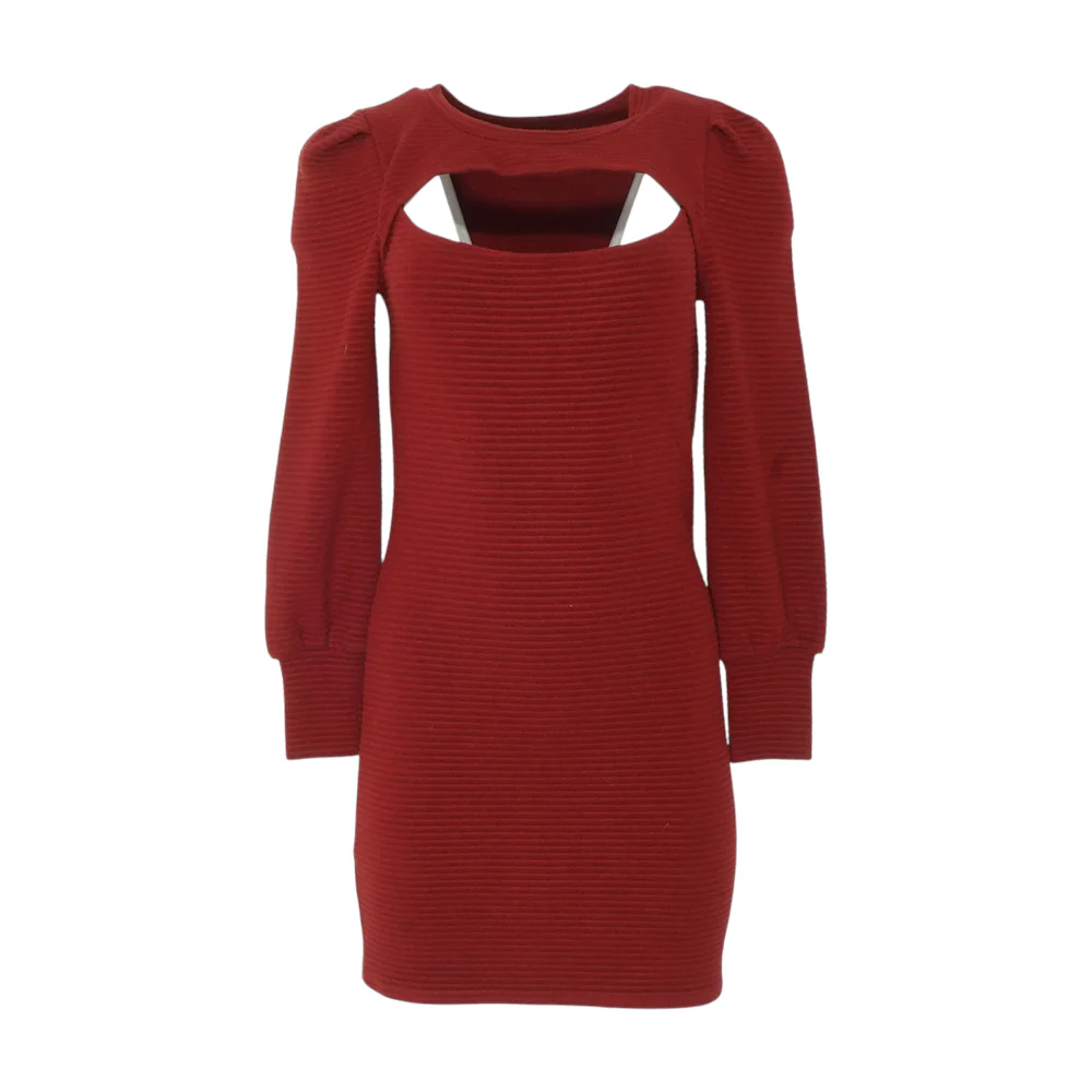 Maroon Mini Dress