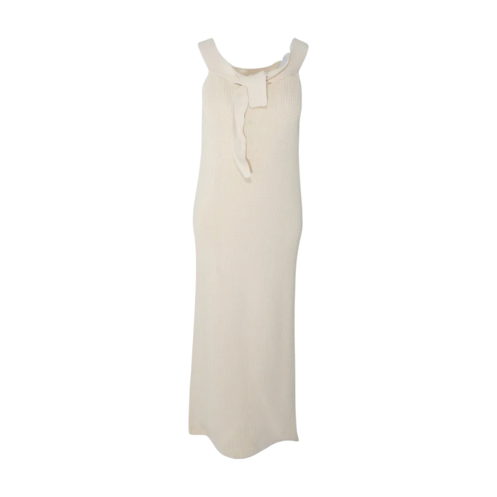 Beige Midi Dress