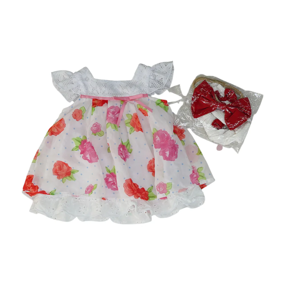 White Floral Dress