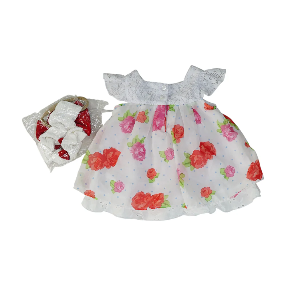 White Floral Dress - Image 2