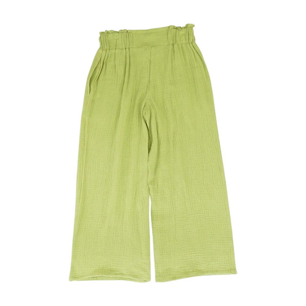 Green Wide Leg Pants - Image 2