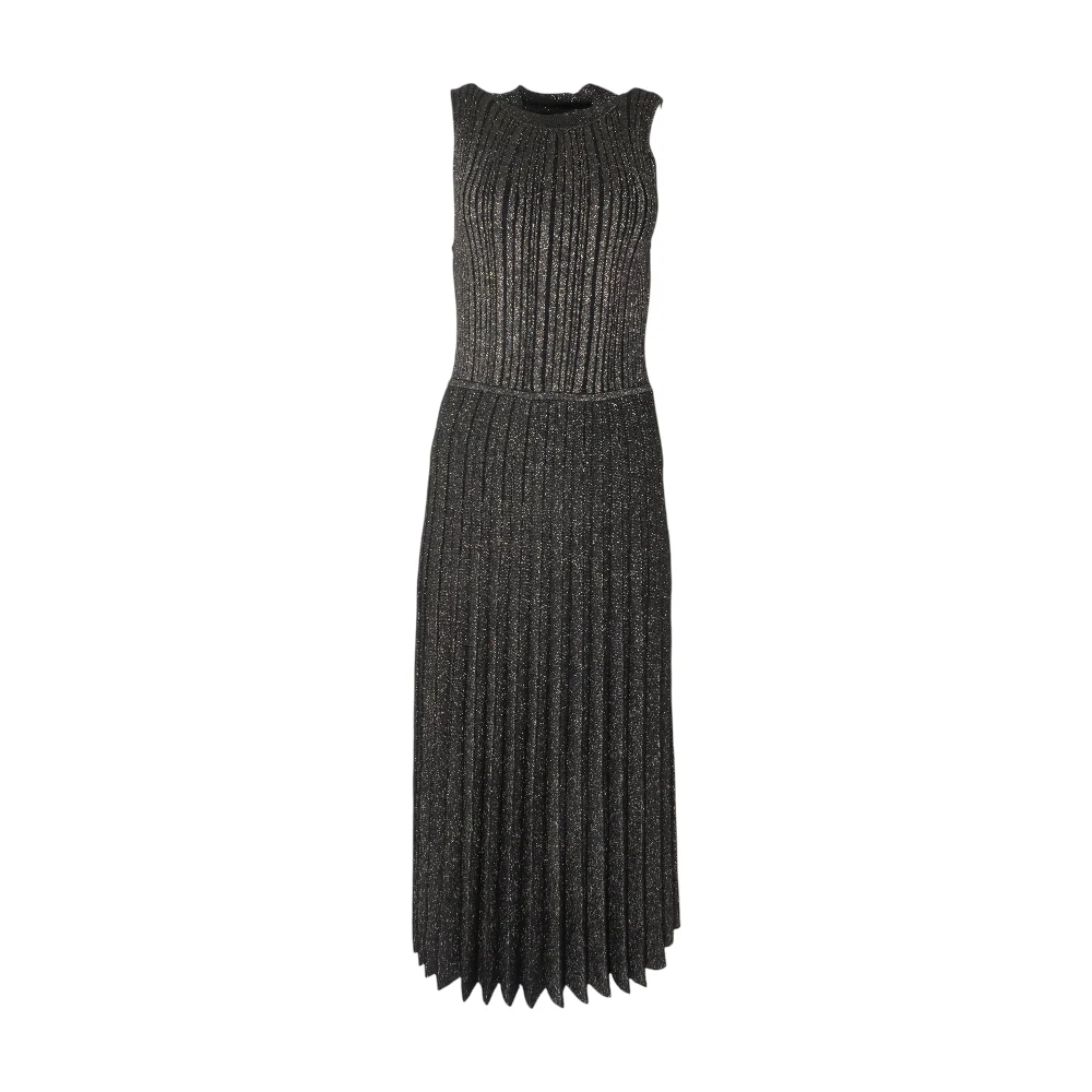 Gold Abstract Maxi Dress