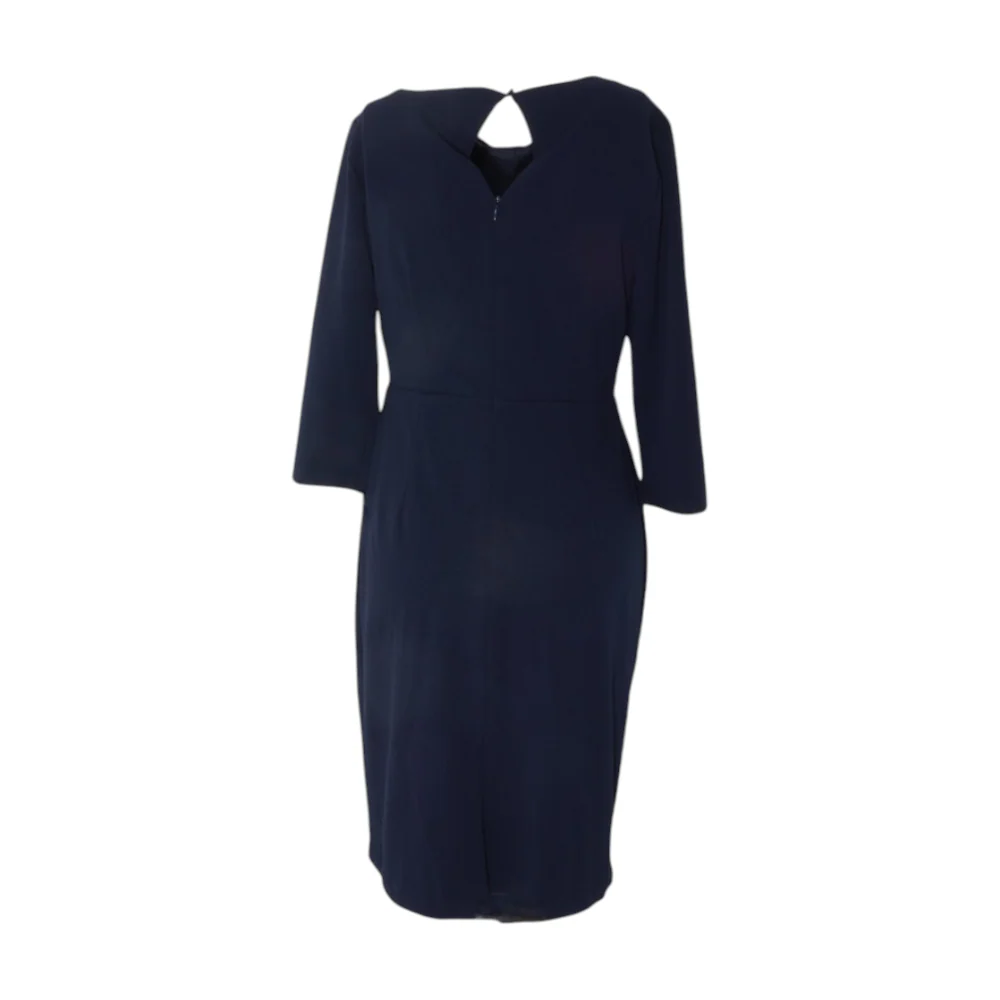 Navy Petite Mini Dress - Image 2