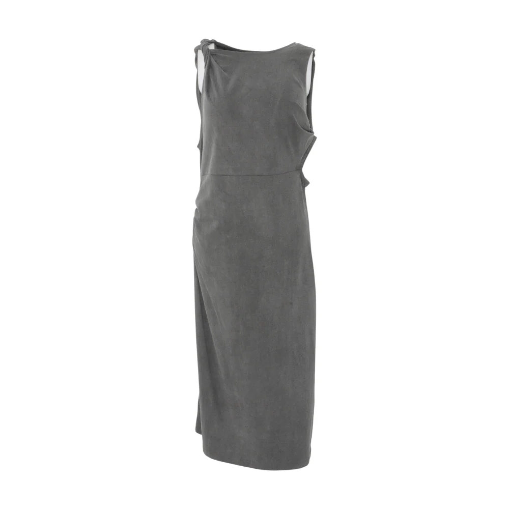 Gray Midi Dress