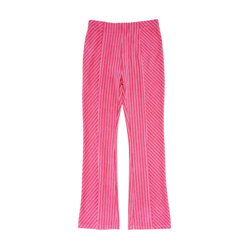 Pink Striped Dress Pants