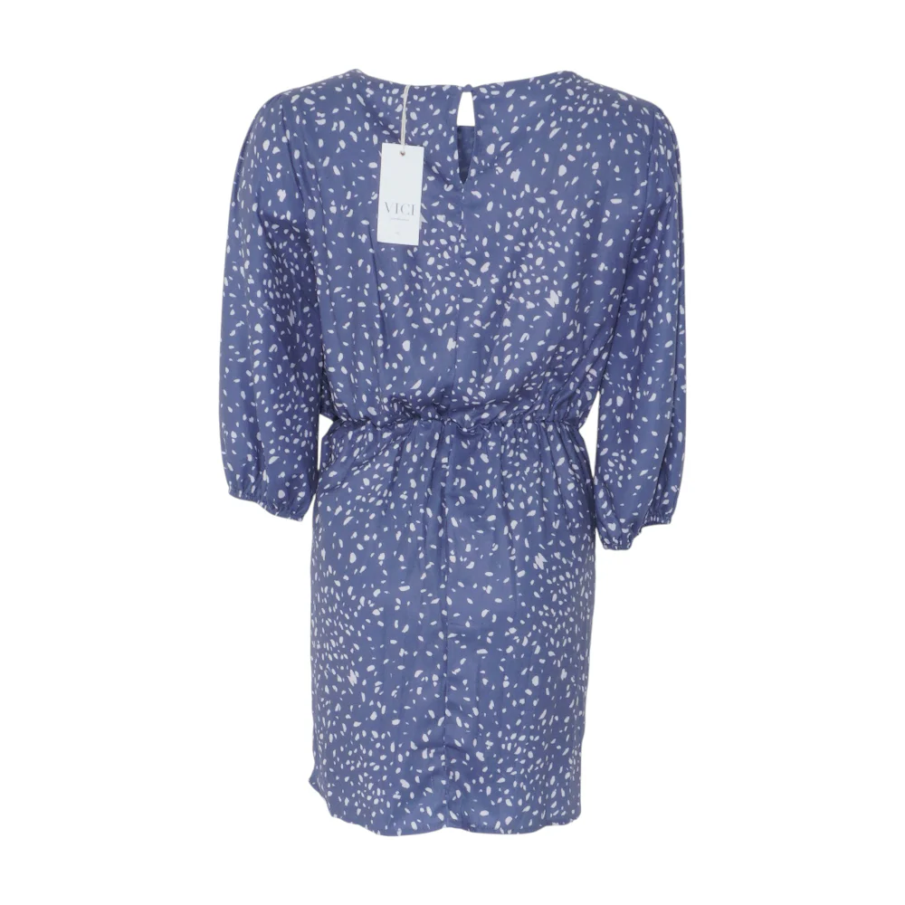 Blue Abstract Mini Dress - Image 2