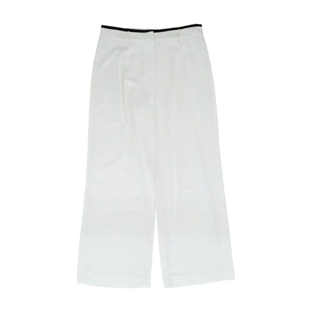 White Wide Leg Pants