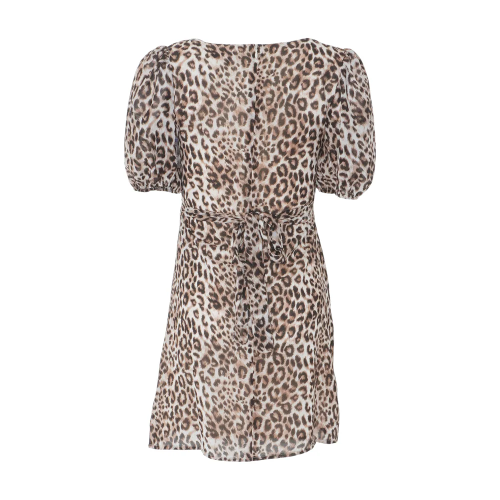 Tan Animal Print Mini Dress - Image 2