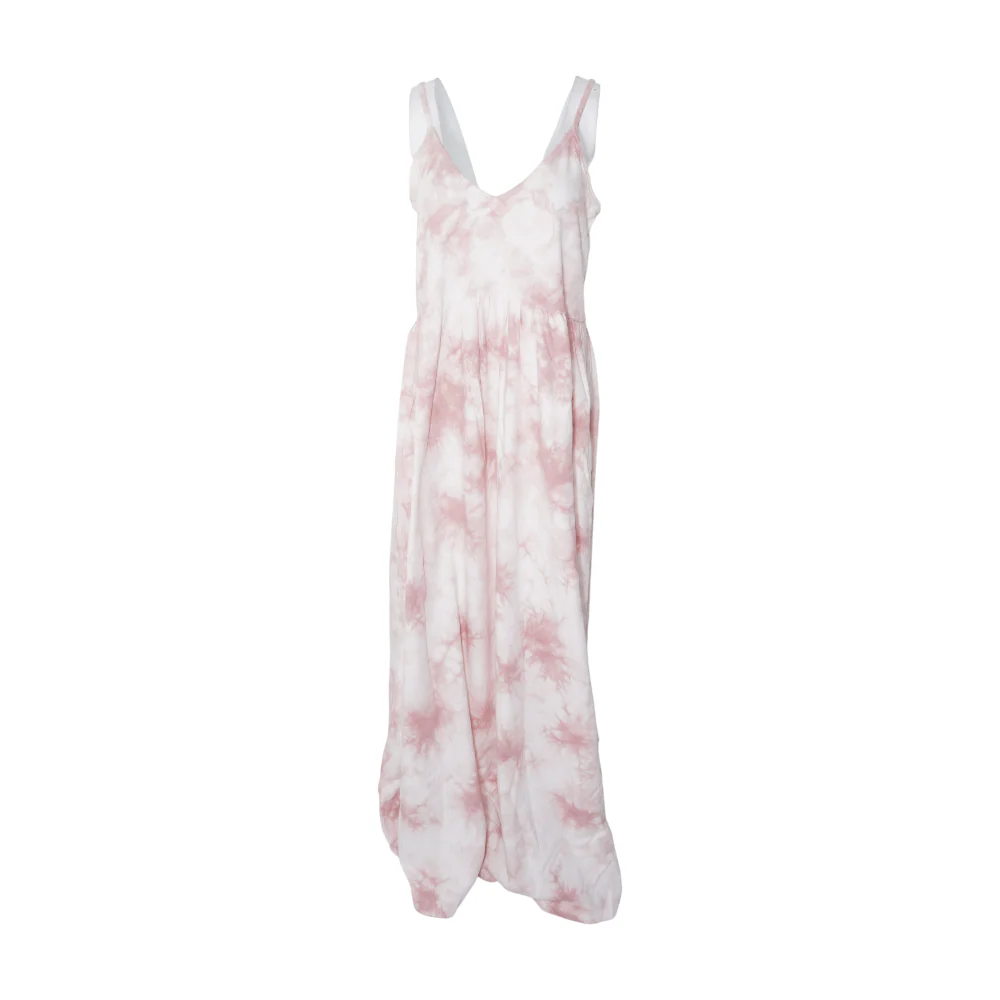 Pink Tie-Dye Maxi Dress