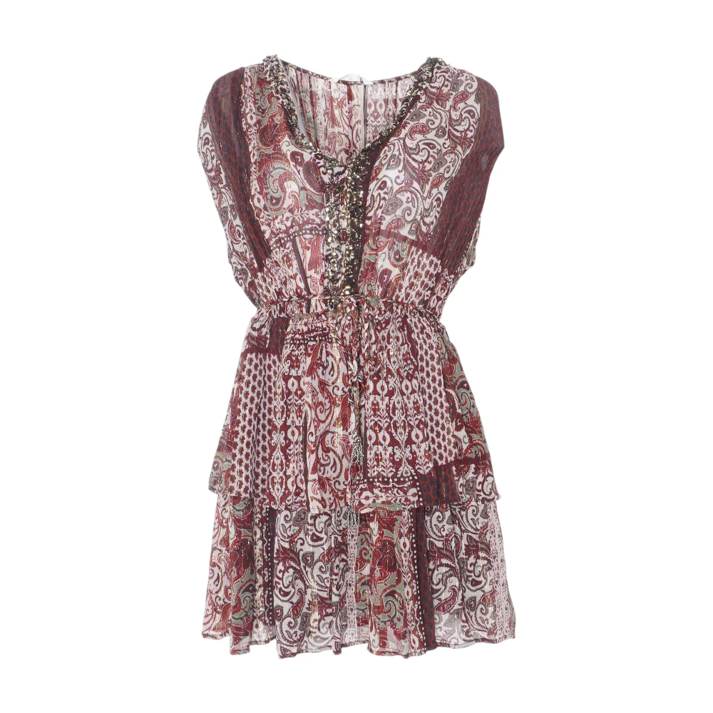 Multi Print Midi Dress