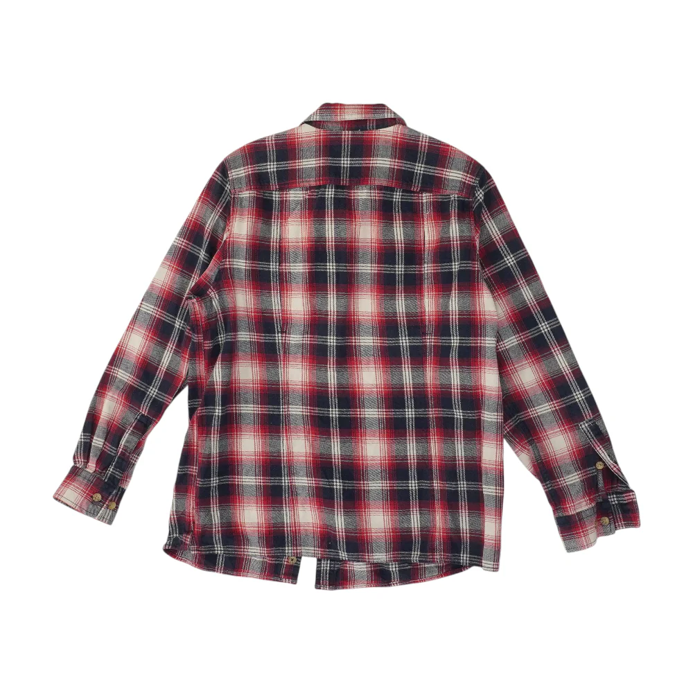 Multi Plaid Flannel Button Down - Image 2
