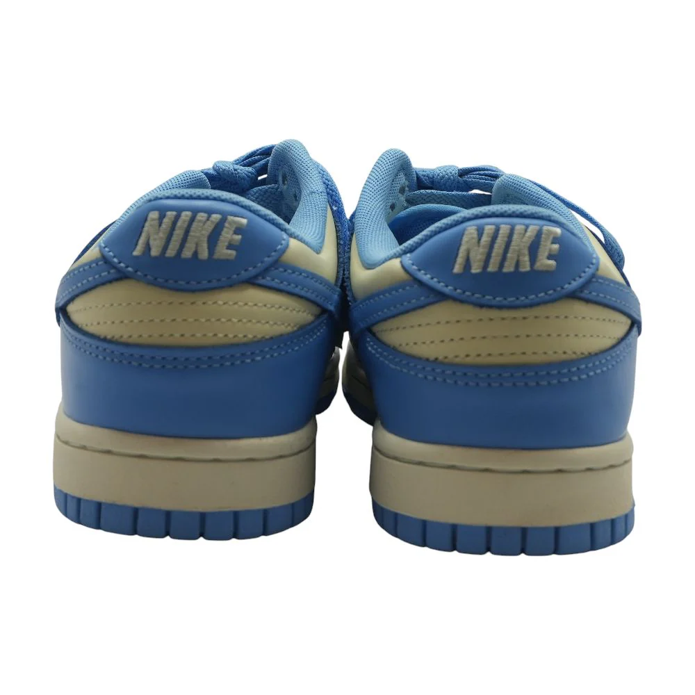 Dunk Low Retro Blue Leather Low Top Athletic Shoes - Image 2