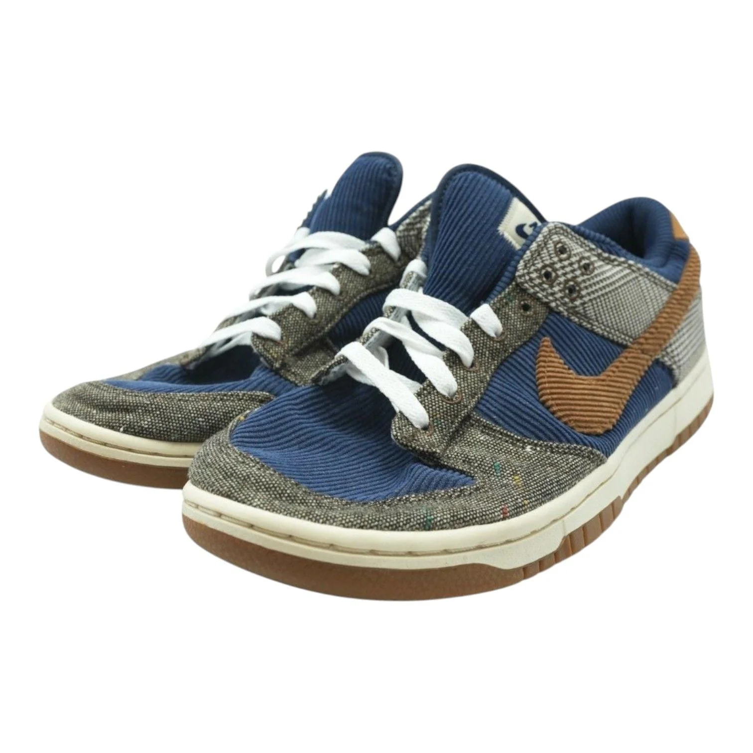 Dunk Low Tweed Midnight Navy Corduroy Navy Low Top Athletic Shoes