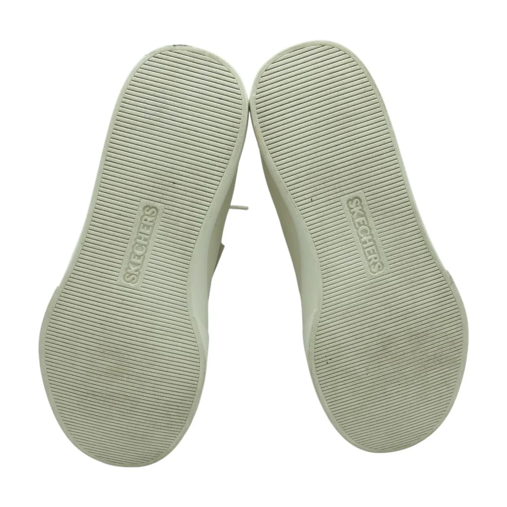 DVF Eden LX Leather Lace Up Ivory Low Top Athletic Shoes - Image 3