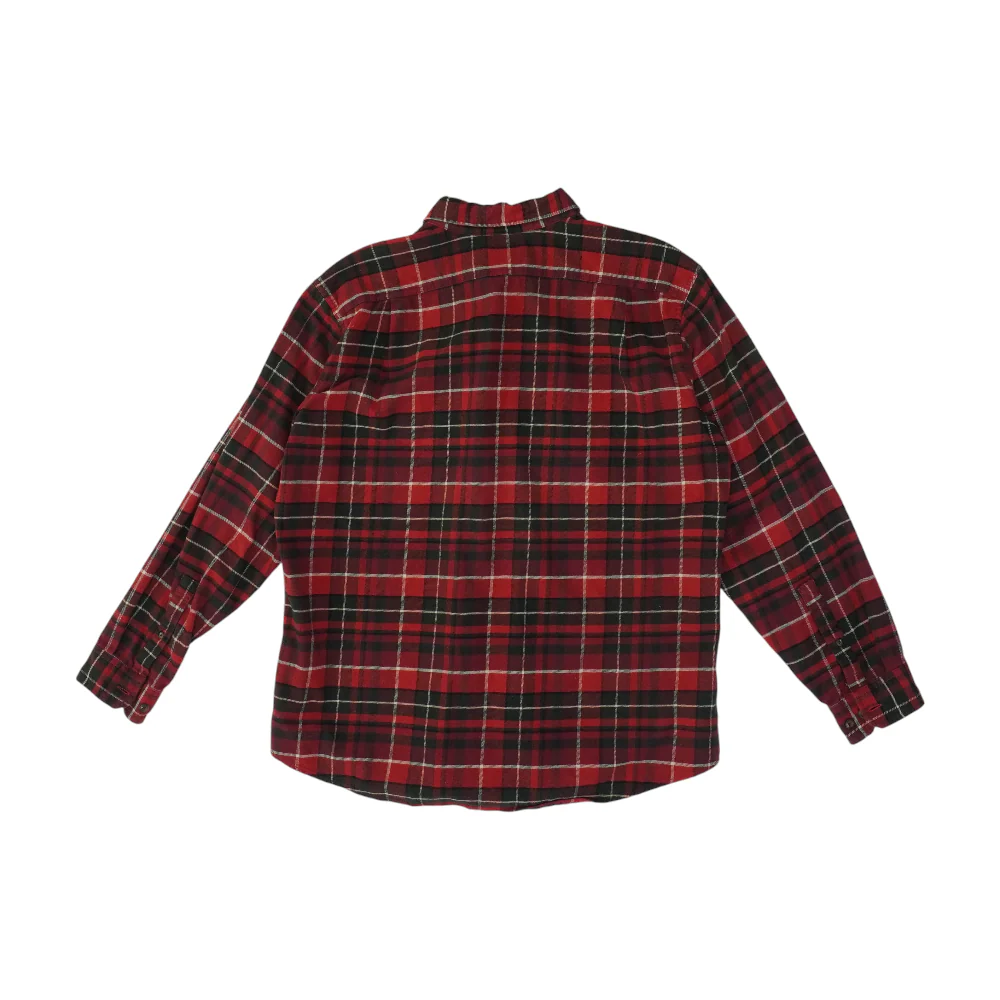 Red Plaid Flannel Button Down - Image 2
