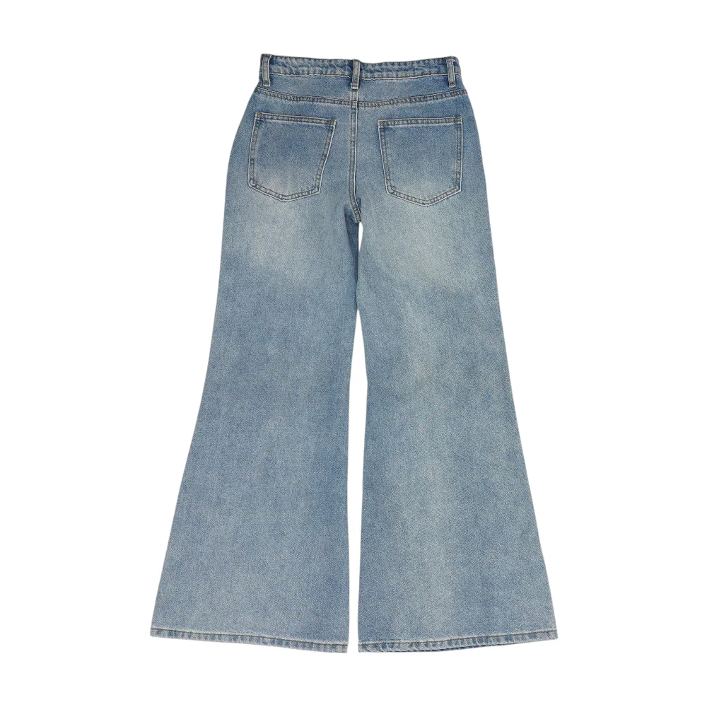 Blue Wide Leg Jeans - Image 2
