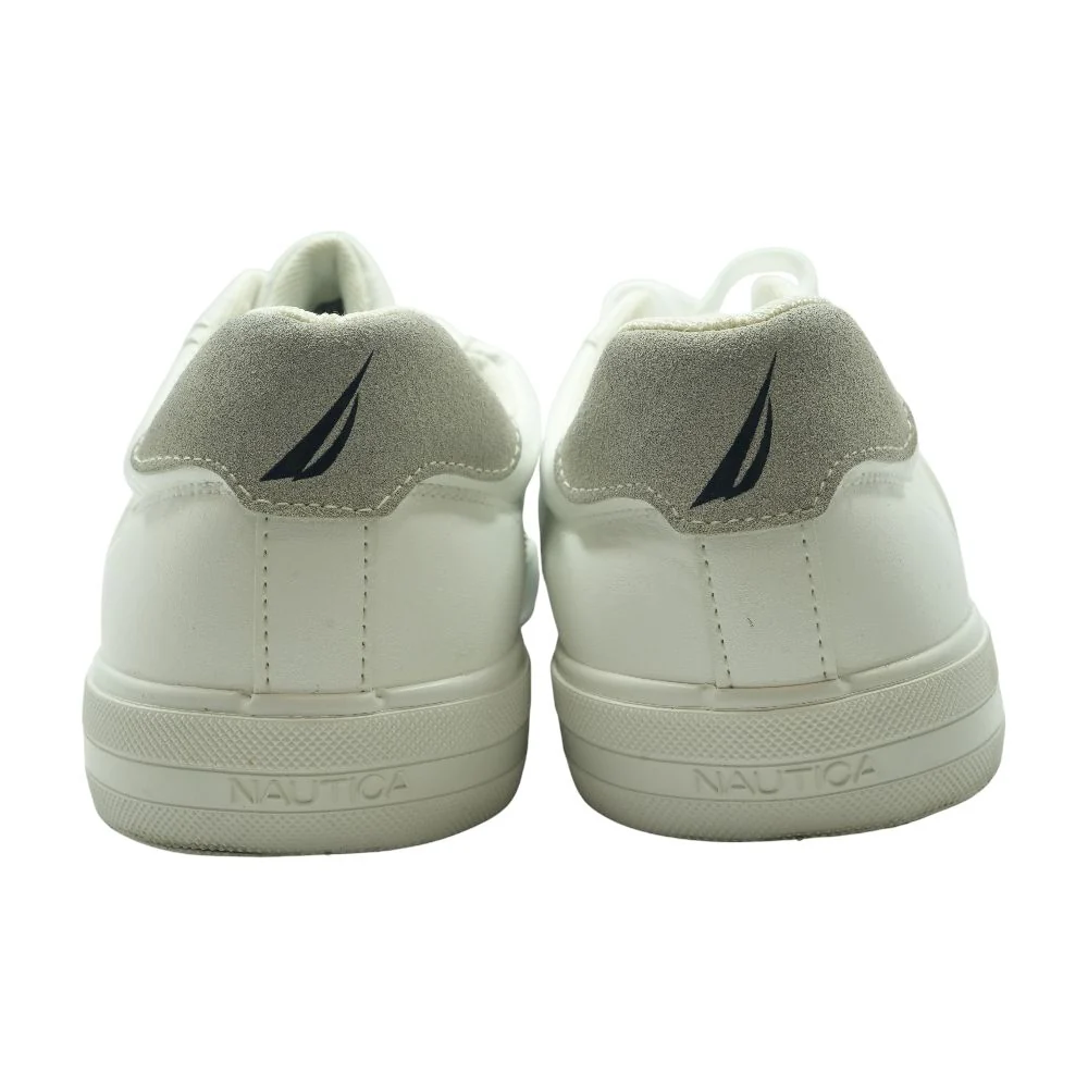 Eskdale White Low Top Athletic Shoes - Image 2