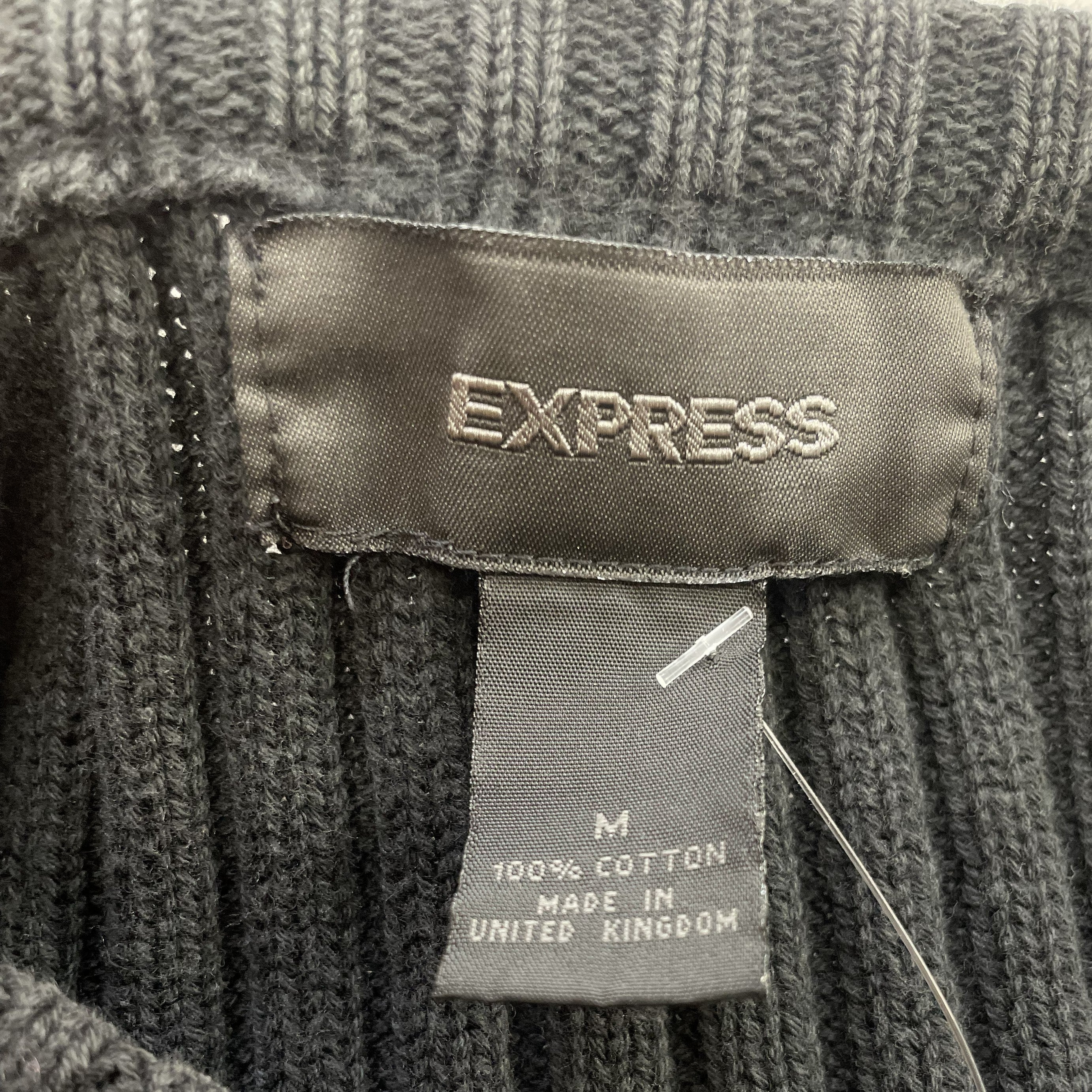 Black Solid Pullover Sweater - Image 3