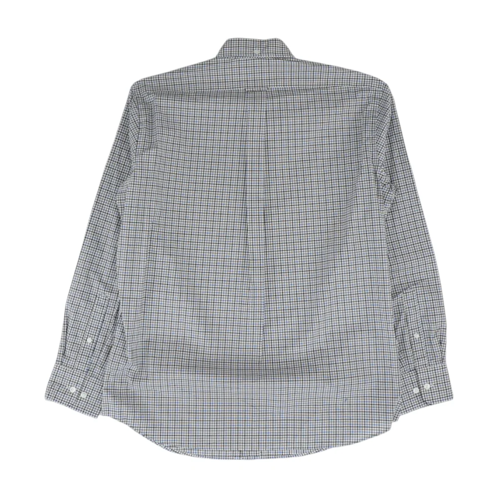 Beige Check Long Sleeve Button Down - Image 2
