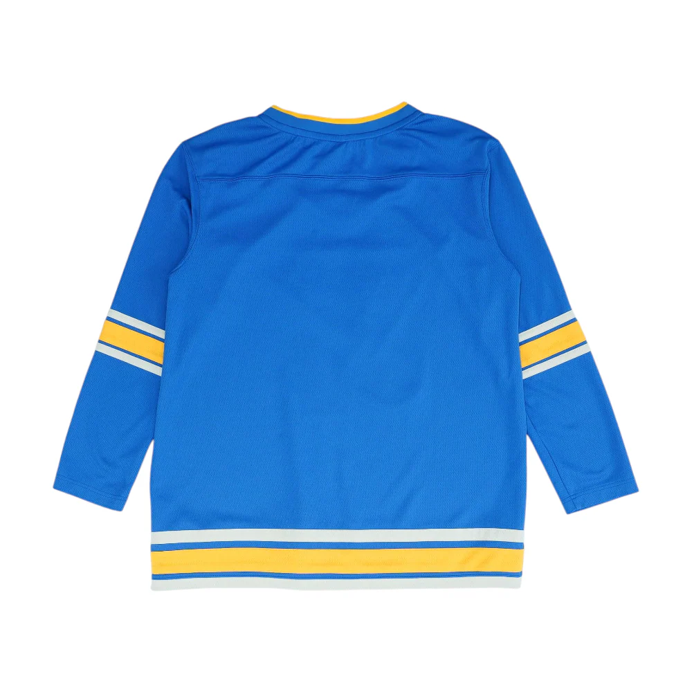 Men's Blue Saint Louis Blues Long Sleeve Jersey - Image 2