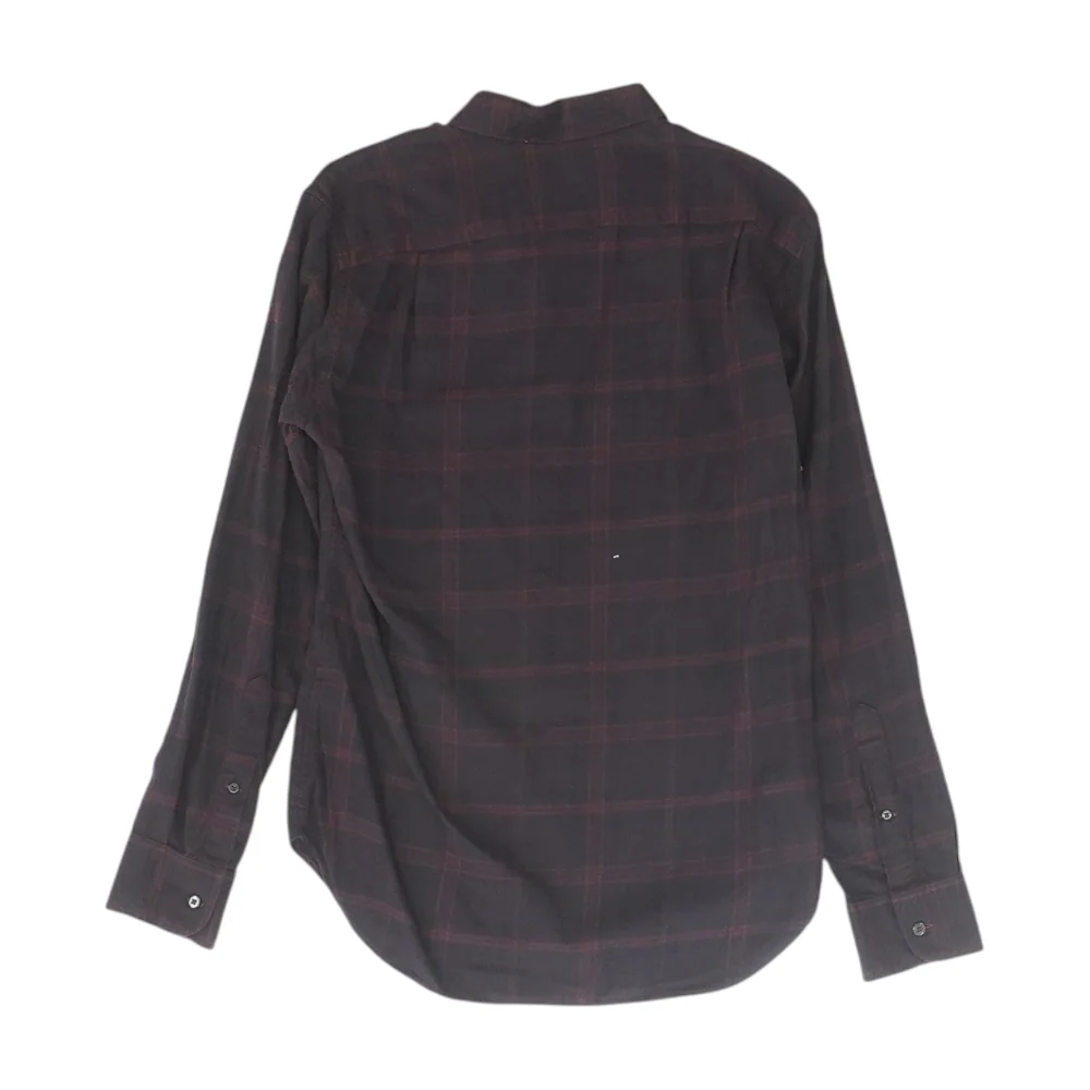 Deep Purple Plaid Flannel Button Down - Image 2