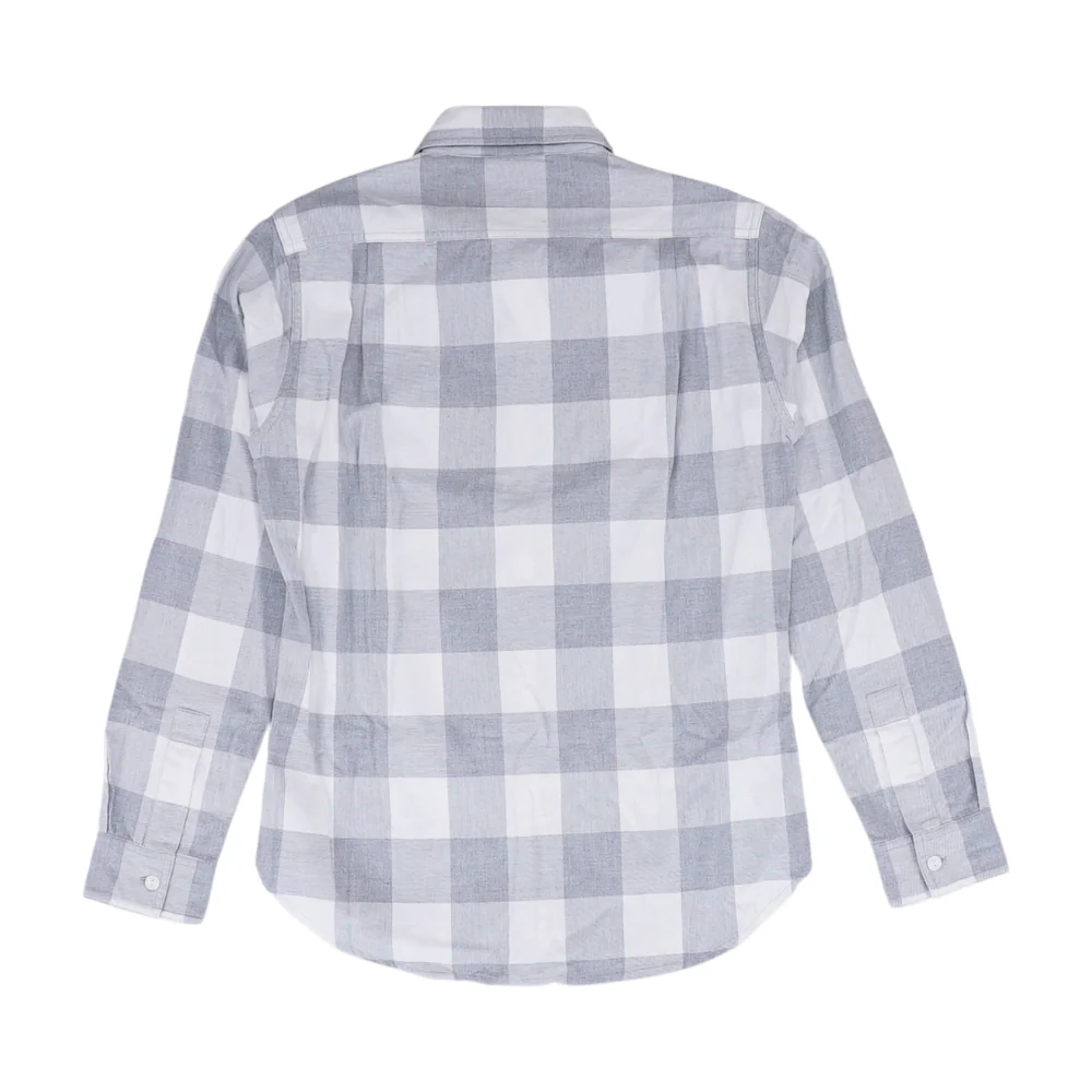 Gray Check Flannel Button Down - Image 2
