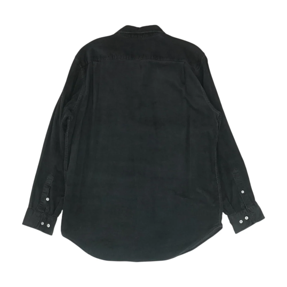 Black Solid Long Sleeve Button Down - Image 2