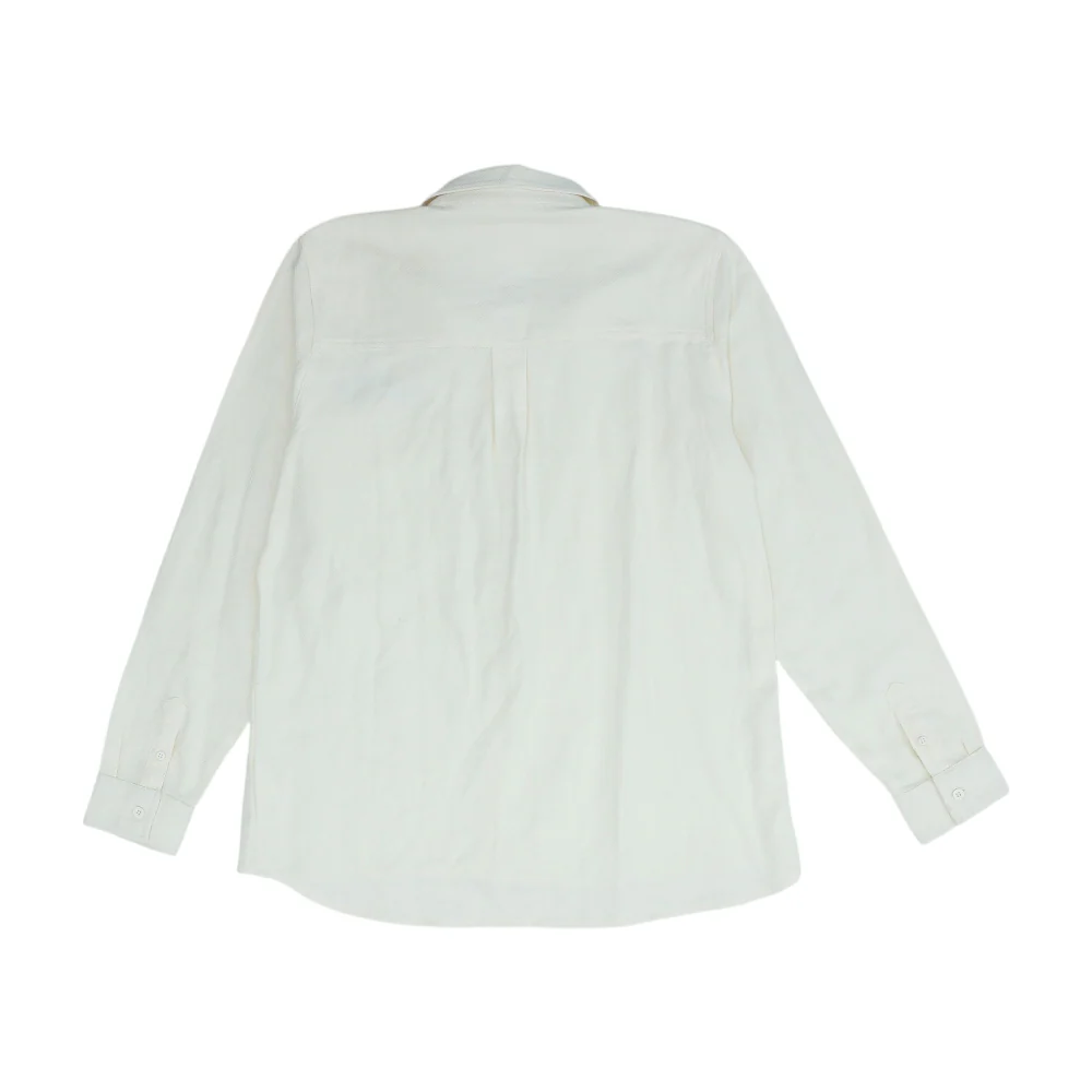 Ivory Flannel Button Down - Image 2