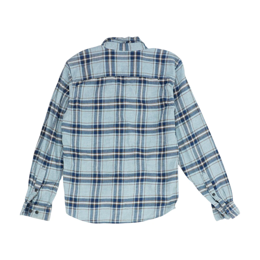 Gray Plaid Flannel Button Down - Image 2