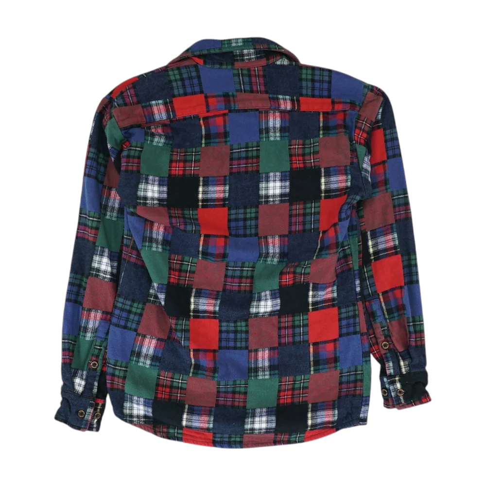 Multi Plaid Flannel Button Down - Image 2