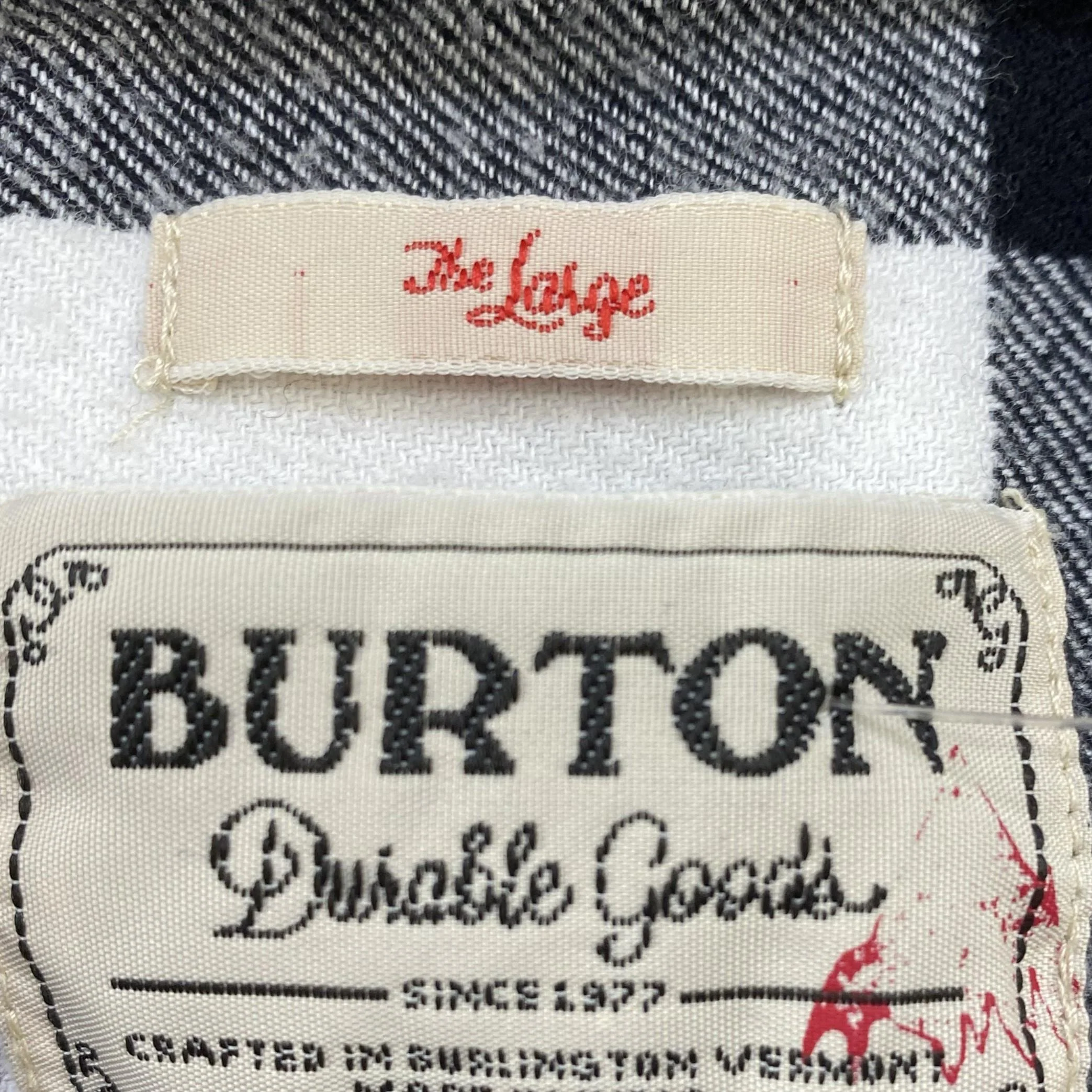 Vintage Black Plaid Flannel Button Down - Image 3