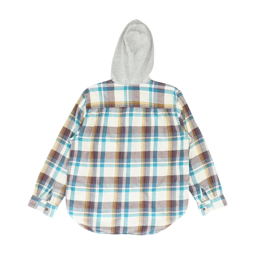 Multi Plaid Flannel Button Down - Image 2
