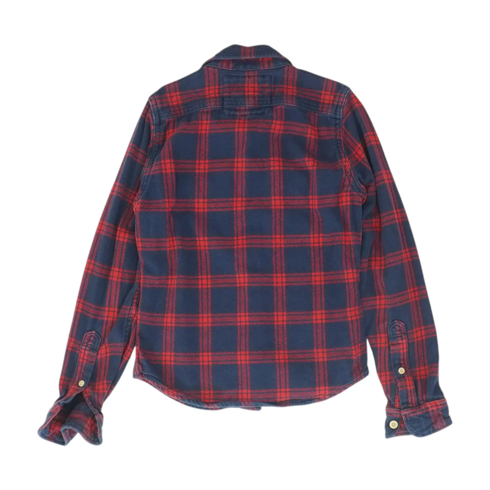 Natural Titanium Plaid Flannel Button Down - Image 2