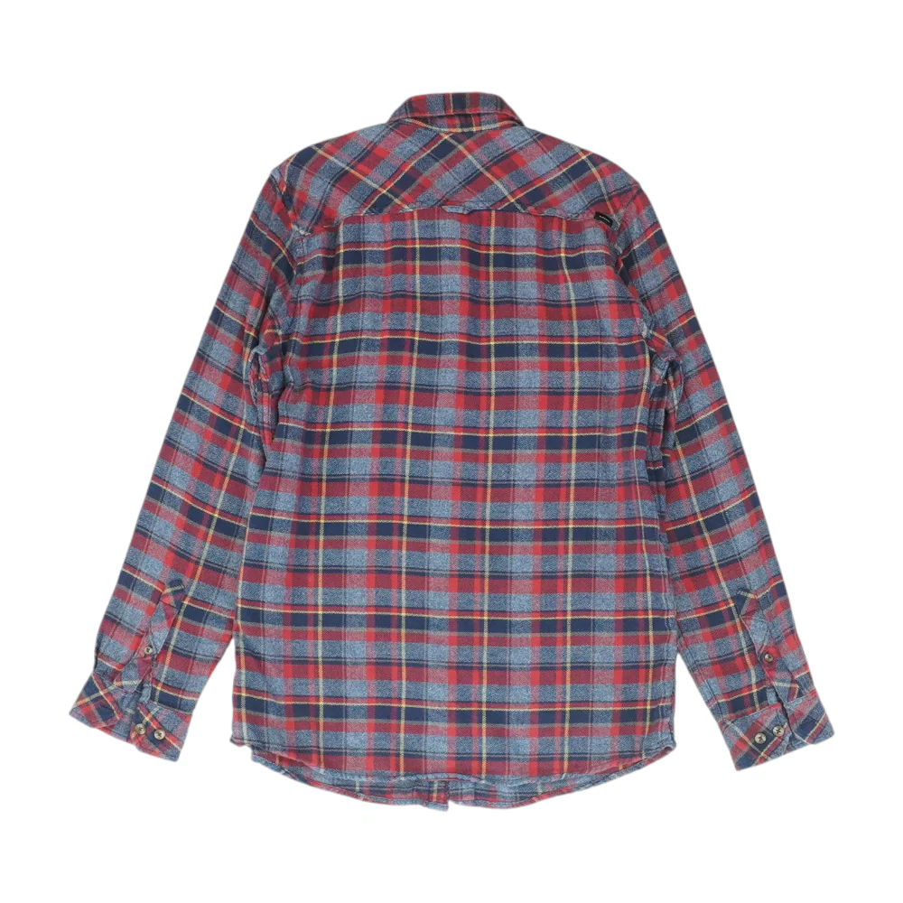 Multi Plaid Flannel Button Down - Image 2