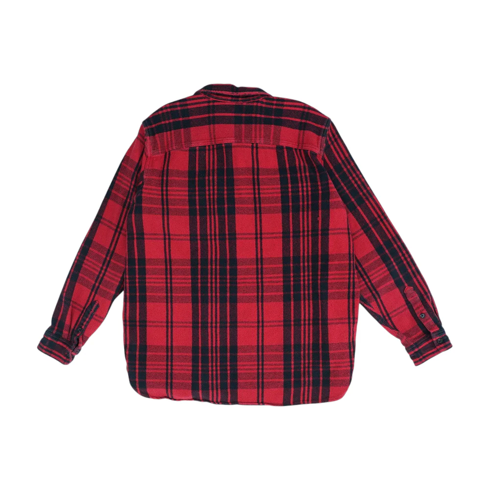 Red Plaid Flannel Button Down - Image 2