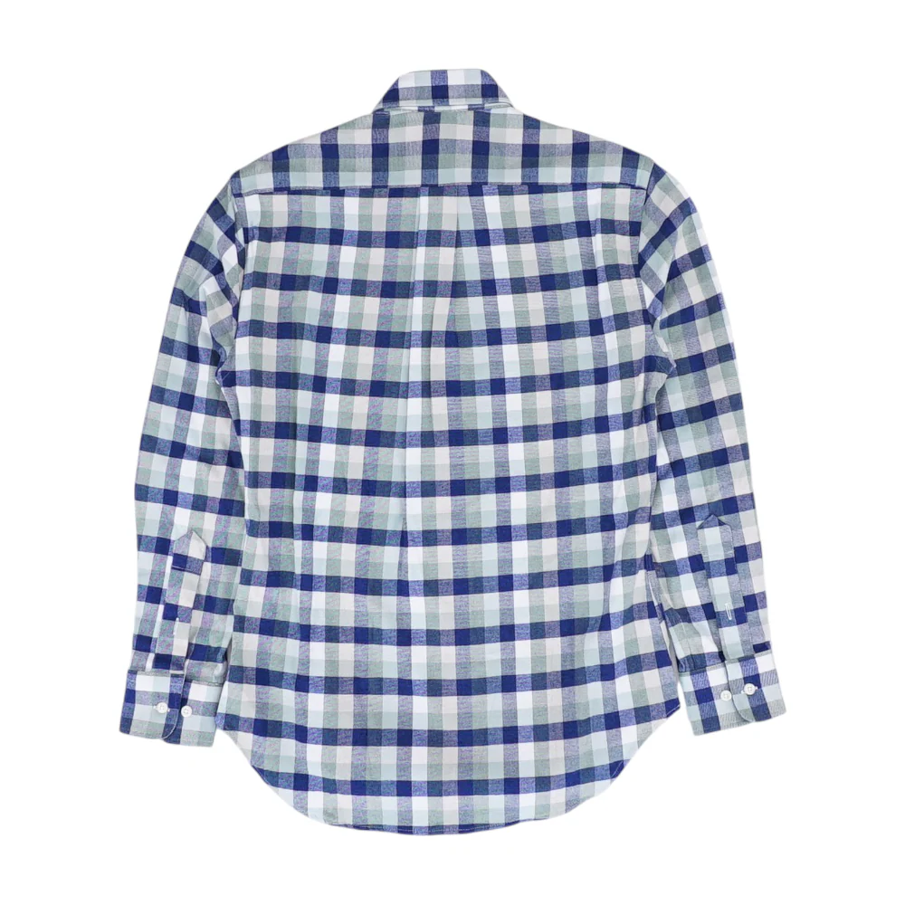 Green Check Flannel Button Down - Image 2