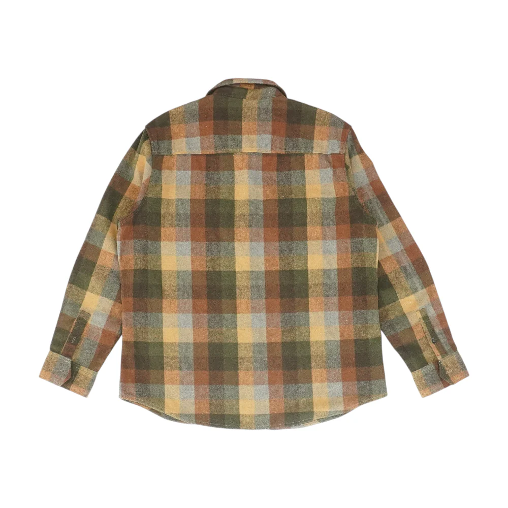Brown Plaid Flannel Button Down - Image 2