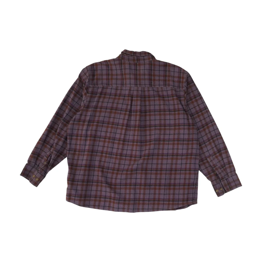 Purple Plaid Flannel Button Down - Image 2