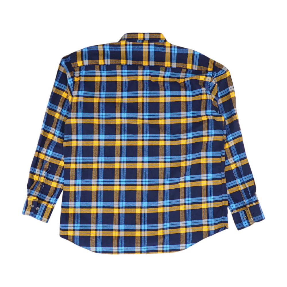 Orange Plaid Flannel Button Down - Image 2